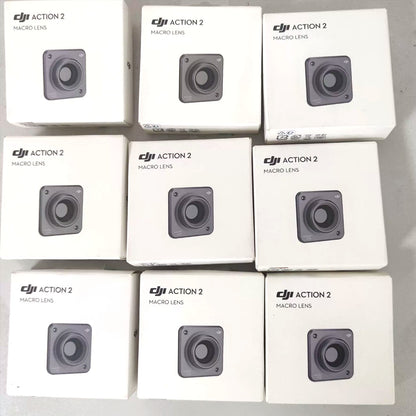 Original DJI Action 2 Macro Lens – Snap-On Close-Up, Optical Glass, Multi-Coated