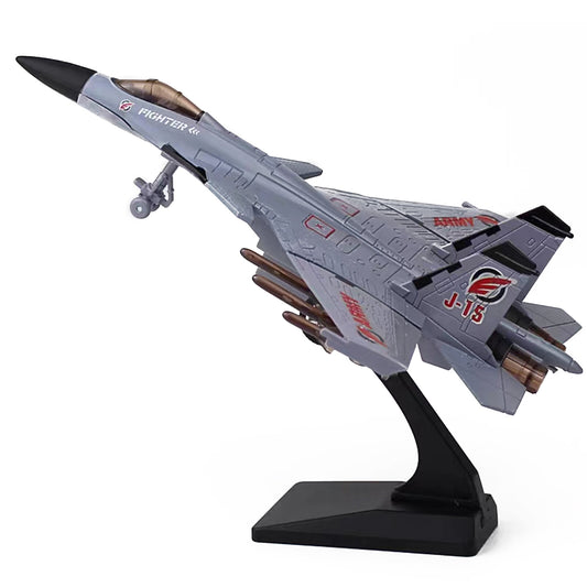 1:100 J-15 Alloy Fighter Aviation Aircraft Airplane Model With Sound & Light B