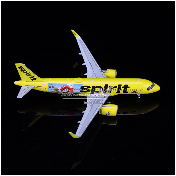 1:400 JC Wings Spirit Airbus A320neo Passenger Airplane Diecast Aircraft Model