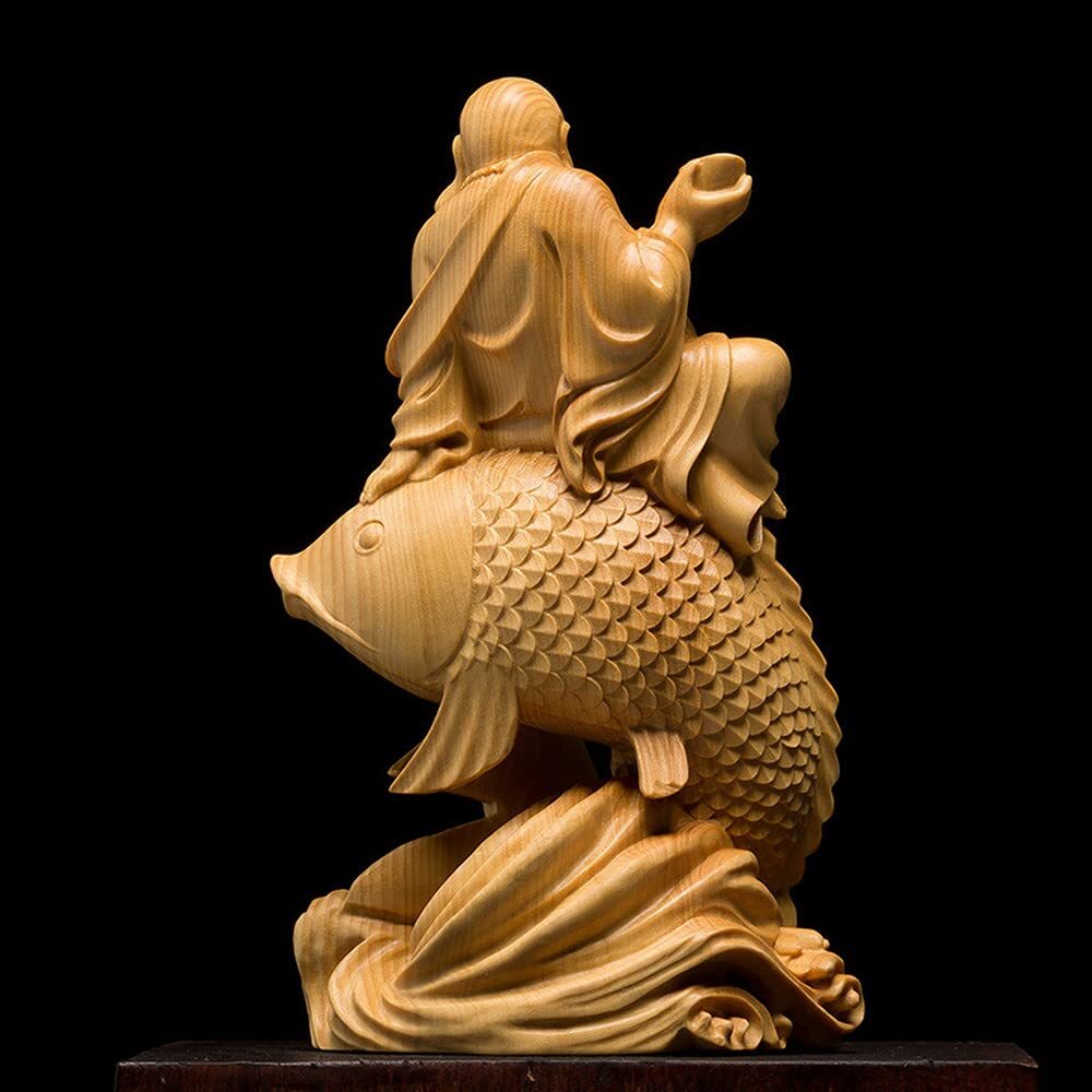 14.5cm Laughing Buddha Statue Handmade Maitreya Buddhist Figure Statue HomeDecor