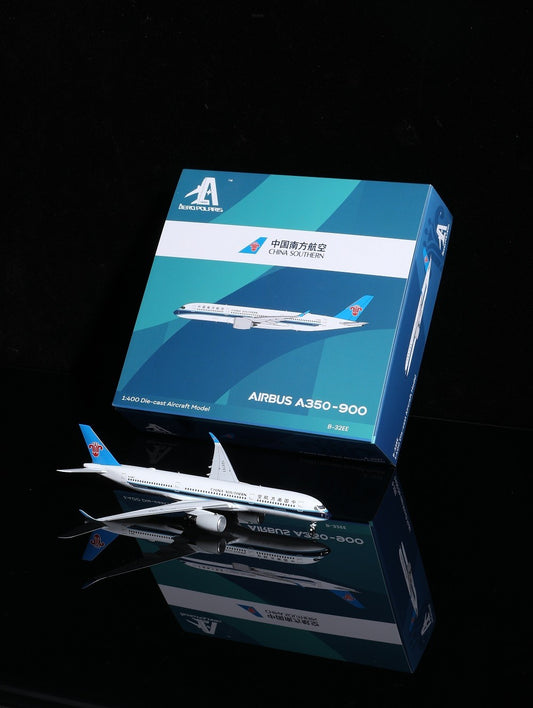 1:400 AeroPolaris China Southern Airbus A350-900 B-32EE Airplane Diecast Model