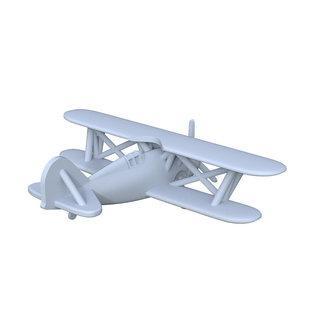 LYR700255A 1/700 Military Model Kit USN F3F-2 Biplane Fighter Touch Down