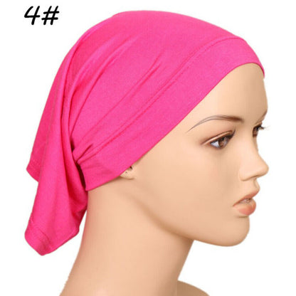 Muslim Head scarf Inner Hijab Caps Islamic Underscarf Ninja Scarf hat Unisex