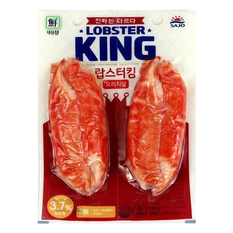 Crab Meat Snack Korean Style Seafood Stick Cod Lobster Flavor 140g