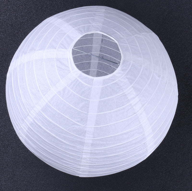 12 Pack Paper Chinese Lantern Lamp Shades for String Lights (8 Inch Diameter)
