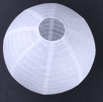 12 Pack Paper Chinese Lantern Lamp Shades for String Lights (8 Inch Diameter)