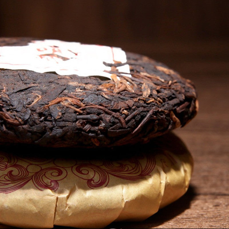 200g Yunnan Shen Shan Ancient Tree Pu'er Tea Raw Tea Cake Wild Yun Ripe Tea Cake