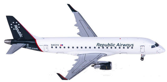 1:400 Geminijets Republic Airline Embraer ERJ-175LR Airplane Diecast Model