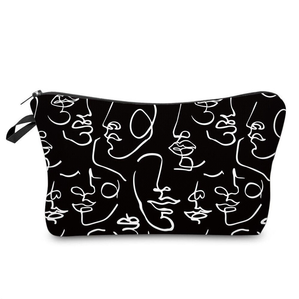 Cosmetic Bag Waterproof Printing Turtle Leaf Toilet Bag Custom Style Traveling