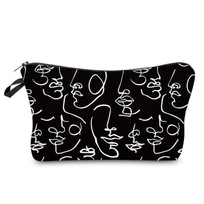 Cosmetic Bag Waterproof Printing Turtle Leaf Toilet Bag Custom Style Traveling