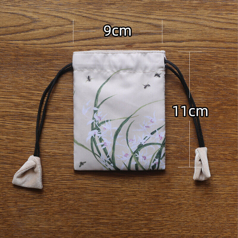 Chinese Velvet Jewelry Buddha Bag Organizer Storage Bag Jewelry Teacups Case NEW