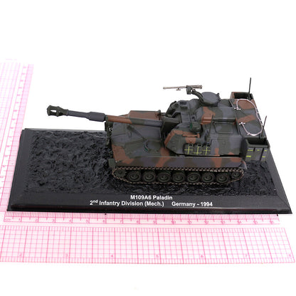 IXO 1/72 U.S. Berladin M109A6 Self-propelled Howitzer Army Tank Alloy Model Toys