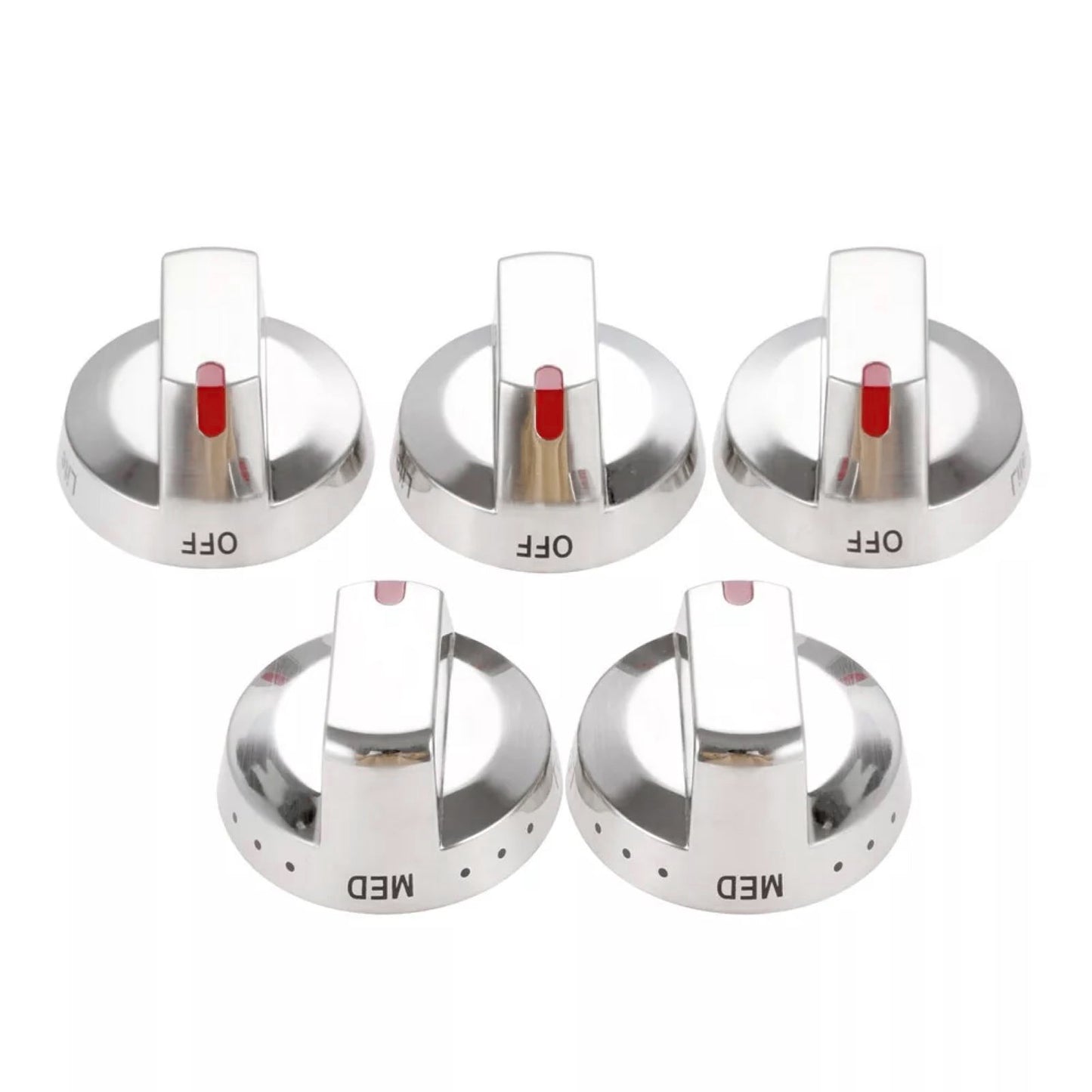5Pcs/Set Gas Stove Top Burner Dial Knob Part DG64-00473A For Samsung Gas Stove
