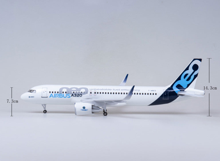 47CM 1:80 AIRBUS AIRBUS A320neo Airplane Landing Gears Resin Aircraft Model