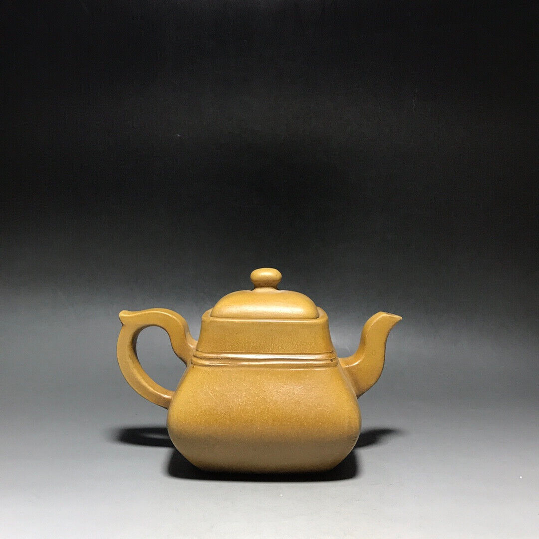 Chinese Yixing Zisha Clay Handmade Exquisite Teapot（八方壶 底款：陈鸣远）