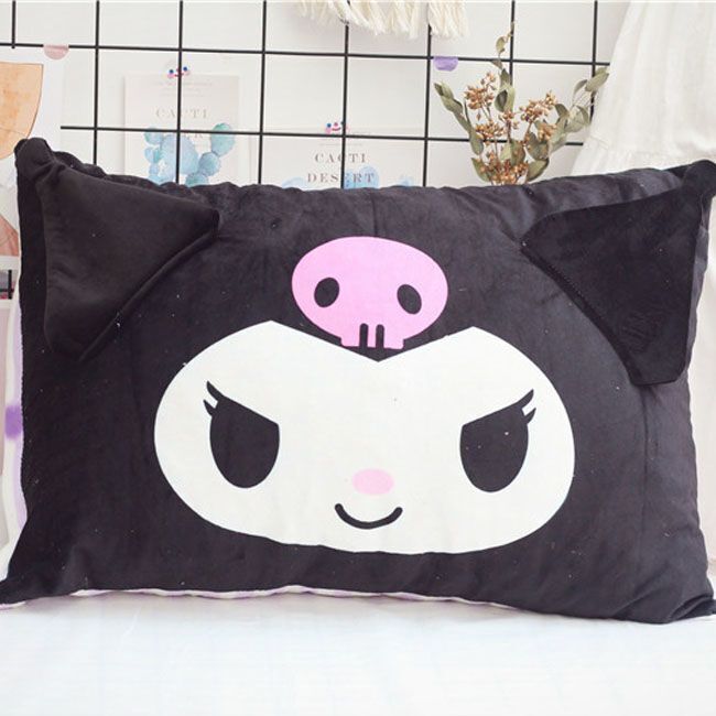 Hello Kitty Kuromi My Melody Cinnamoroll Bed Pillow Case Cover Soft Pillowcase A