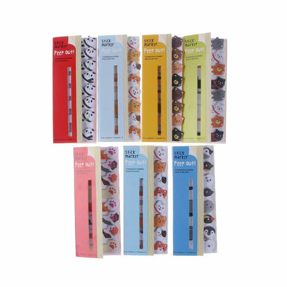Sticky Notes 1PCS Cute Kawaii Cartoon Animals Cat Panda Dog Memo Pad Notebook
