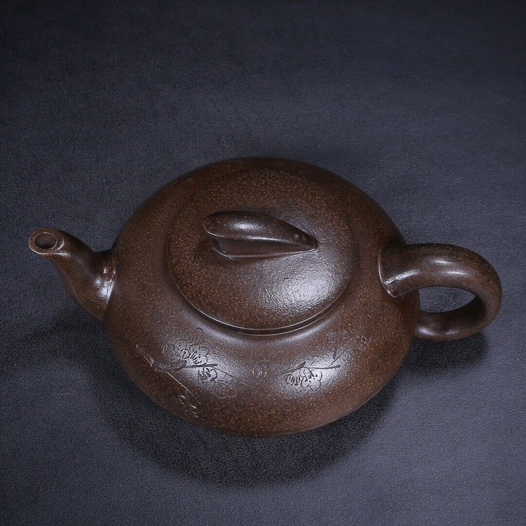 Chinese Yixing Zisha Clay Handmade Exquisite Teapot（一帆风顺 底款：范正根）