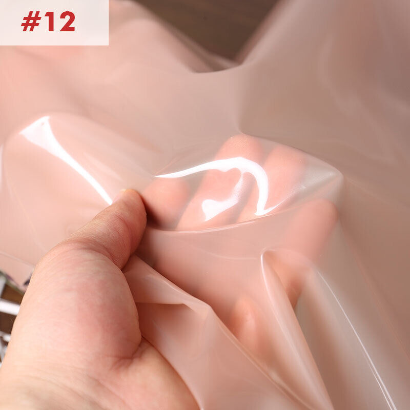 TPU Fabric PVC Jelly Film Waterproof Plastic Fabric DIY Bag Crafts Raincoat