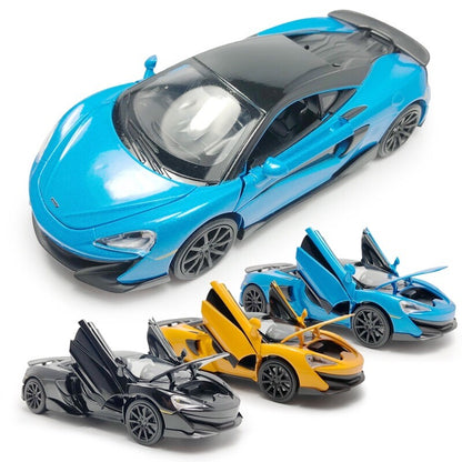 1/32 Scale McLaren 600LT Model Car Diecast Toy Cars Toys for Boys Kids Gifts