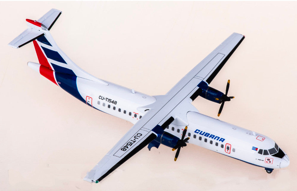1:200 Geminijets Cubana ATR-72-200 CU-T1548 Passenger Airplane Diecast Model