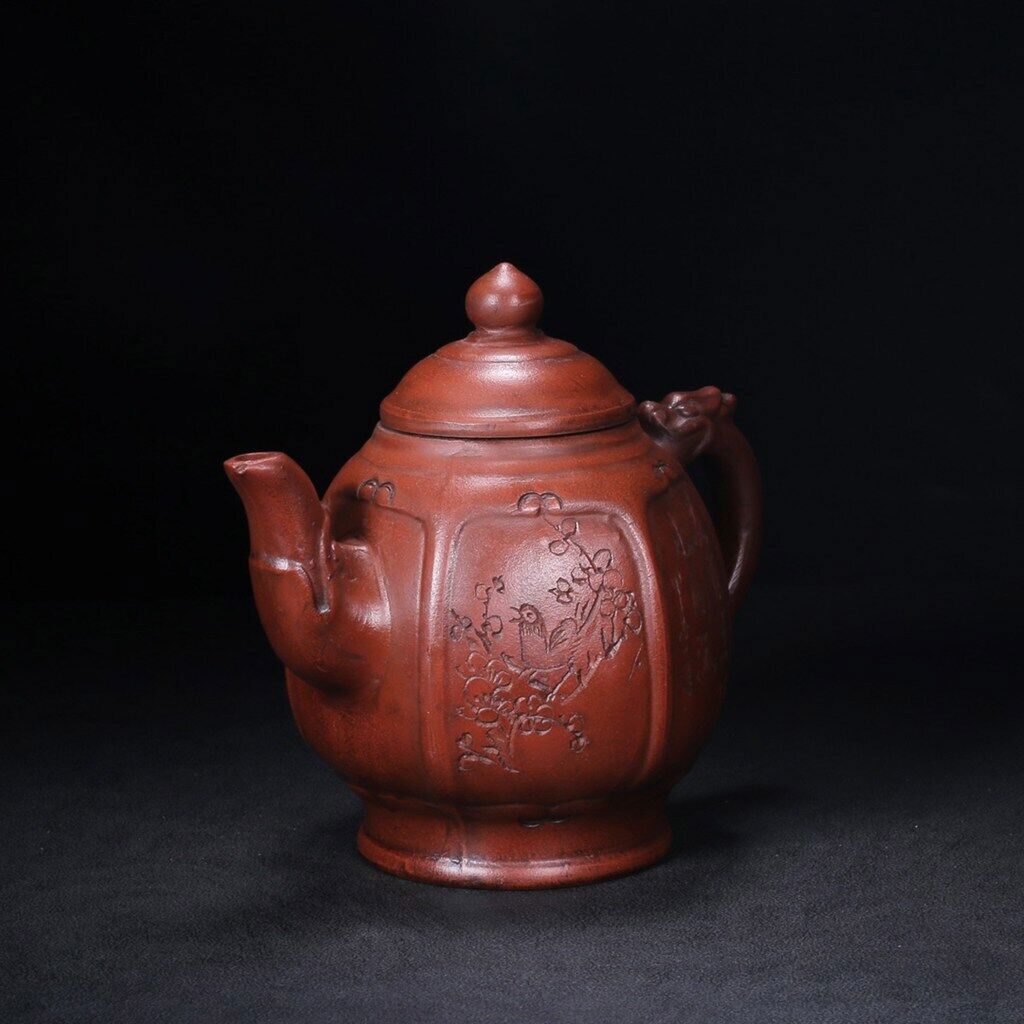 450ml Yixing Zisha Clay Pottery Handmade Dragon Plum Blossom Teapot Tea Pot