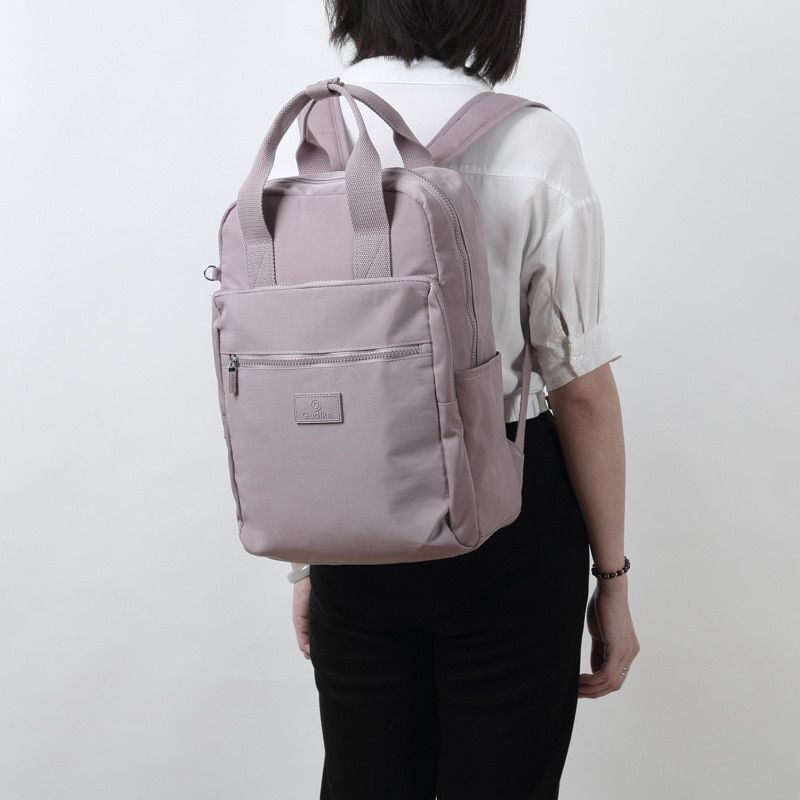 Waterproof Laptop Bag Student Nylon Oxford Cloth Small Backpack 28*15*40CM Black