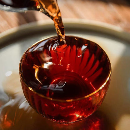 2021 pu erh Iron Cake T8663 Yunnan XiaGuan Tuocha Pu erh Tea Puer Ripe Shu 357g