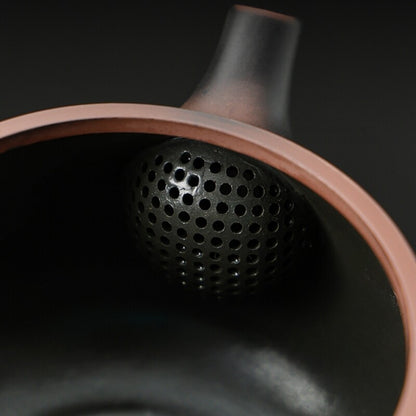 Boutique Tea Pot Purple Pottery Chinese Kungfu Tea Pot Ball Shaped Infuser Holes