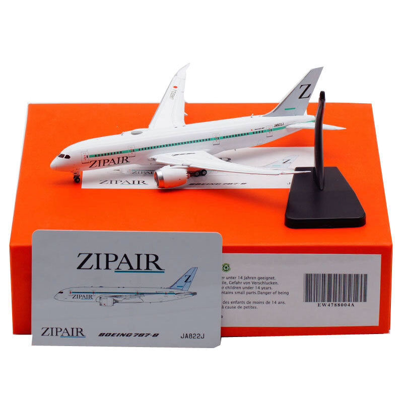 1:400 JC Wings Zip Air Boeing 787-8 Airplane Diecast Aircraft Model