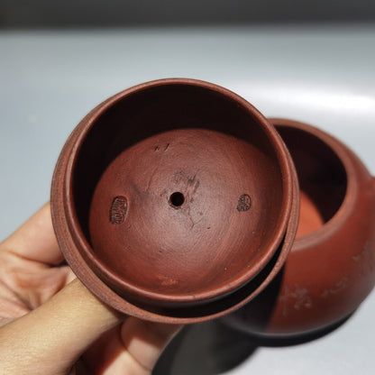 Vintage China Yixing Purple Clay Teapot Zisha Ceramic Nice Plum Blossom Teaware