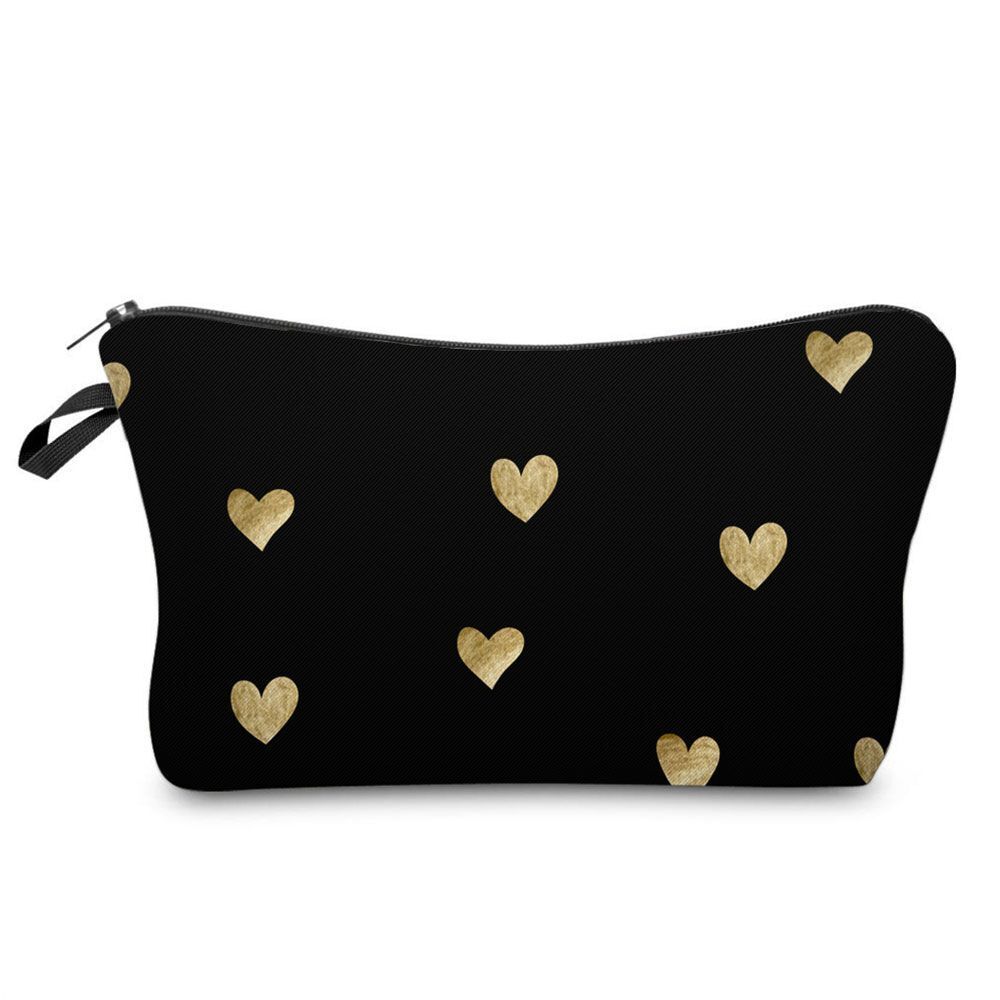 Leopard Printed Cosmetics Organizer Bag Storage Waterproof Makeup Purse Travel
