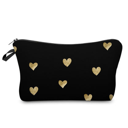 Leopard Printed Cosmetics Organizer Bag Storage Waterproof Makeup Purse Travel