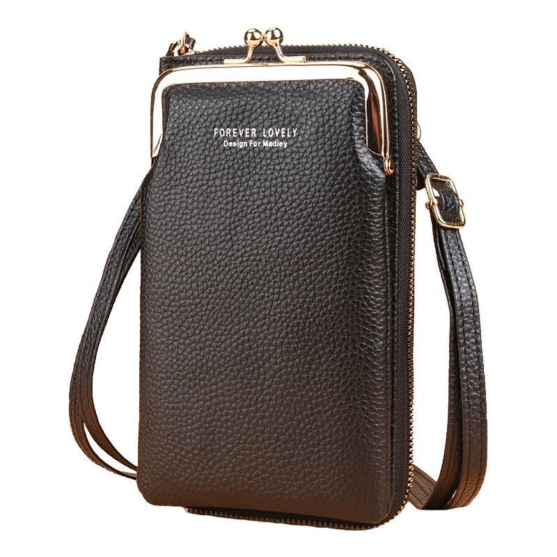 Wallet Shoulder Mini Synthetic Leather Bag Straps Phone Big Card Holders Handbag