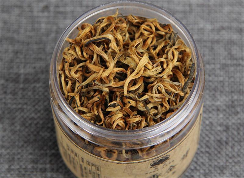 40g Yunnan Dianhong Black Tea Large Leaves Kung Fu Cha Red Honey Golden Buds Tea