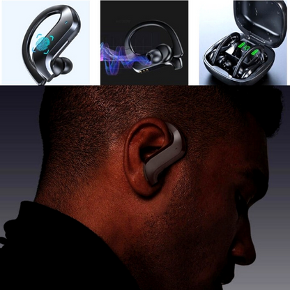 Bluetooth 5.0 Headset TWS Wireless Earphones Earbuds Stereo Headphones Ear Hook
