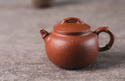 150cc chinese Yixing Handmade Zisha teapot red JiangPoNi ZhuQu Hu Gongfu Tea Pot