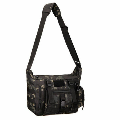 Tactical Sling Bag Waterproof Tactical Shoulder Laptop Bag Travel Hiking Outdoor