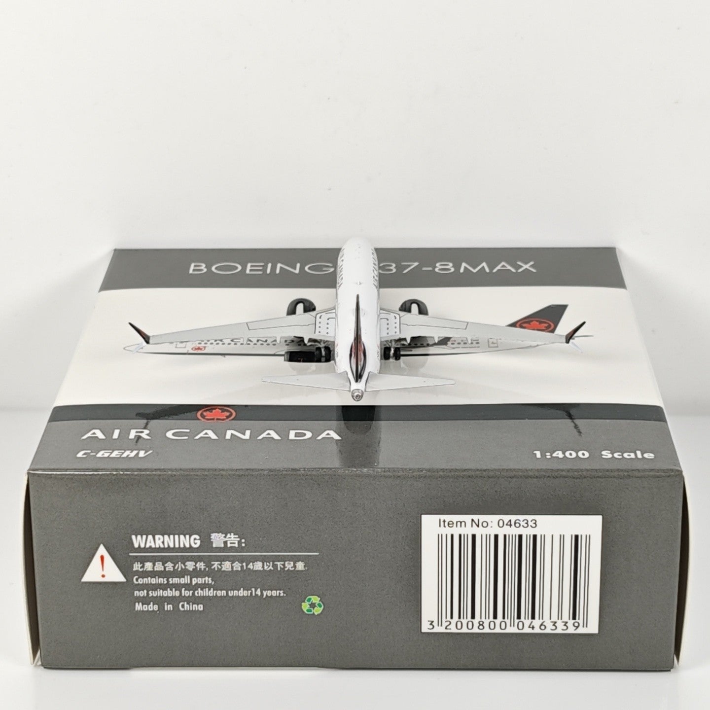 1:400 Phoenix Canada B737 MAX 8 Passenger Airplane Diecast Aircraft Plane Model