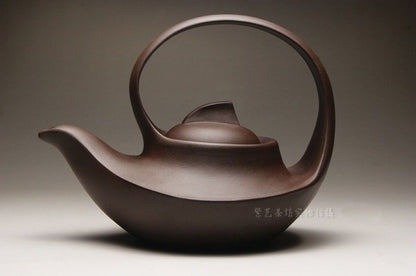 500cc Chinese Yixing Handmade Ti Liang Hu Qu Hu Tea Pot Zisha Teapot Zi Ni