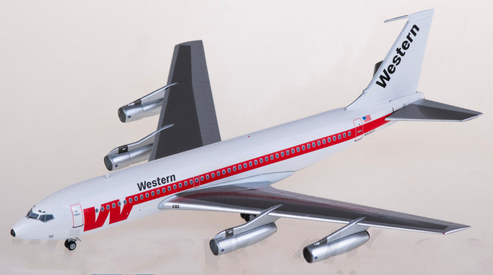 1:200 AeroClassics Western Airlines Boeing 720 Passenger Airplane Diecast Model
