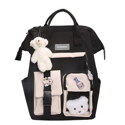 Women Waterproof Backpacks Fancy Bag Purple Backpack Travel Rucksack 26*38*18 CM