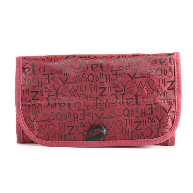 4-Layer RollUp Cosmetic Makeup Pouch Large Travel Storage Bag Toiletry Organizer
