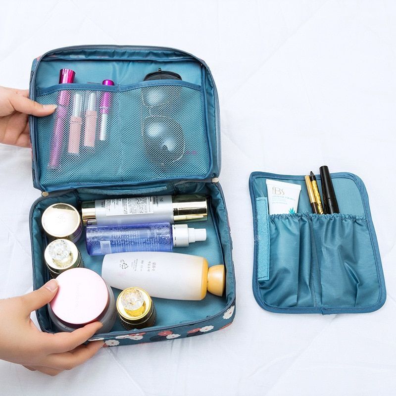 Travel Cosmetic Bag Women Toiletries Organizer Waterproof Storage Make Up Cases