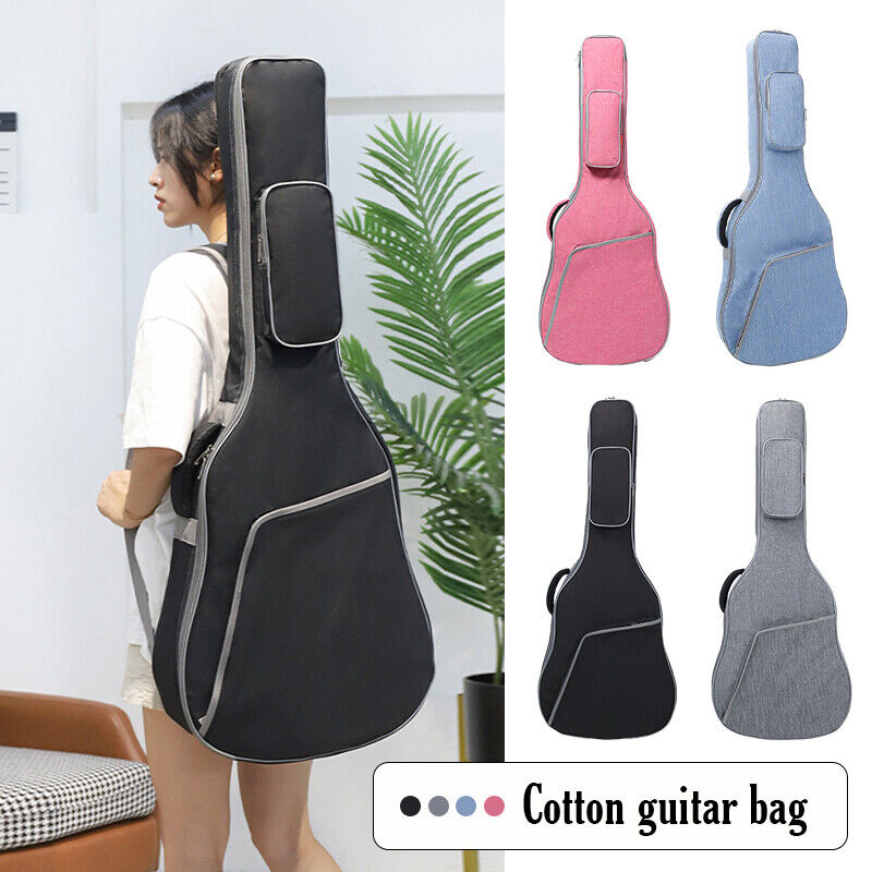 Thickened Guitar Gig Bag Double Shoulder Straps Padded Soft Case Backpack NEW