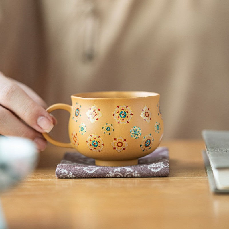 130ml Duan Clay Handmade Master Cup Coffee Cup Breakfast Milk Cup Kungfu Teaware