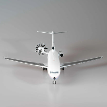 1:400 JC Wings B727-100 N32720 White with Striped Livery Diecast Aircraft Model