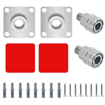 2pcs Pressure Washer Sprayer Wall Mount Rack For Effortless Installation