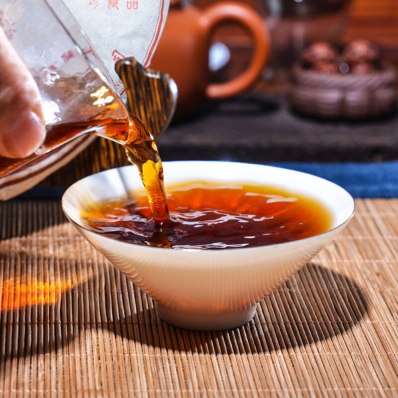 357g Healthy Food Chinese Yunnan Pu-erh Cooked Tea Banzhang Ripe Puerh Tea Cake