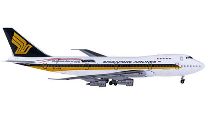 1:400 JC Wings SINGAPORE AIRLINES BOEING 747-200 Passenger Plane Diecast Model